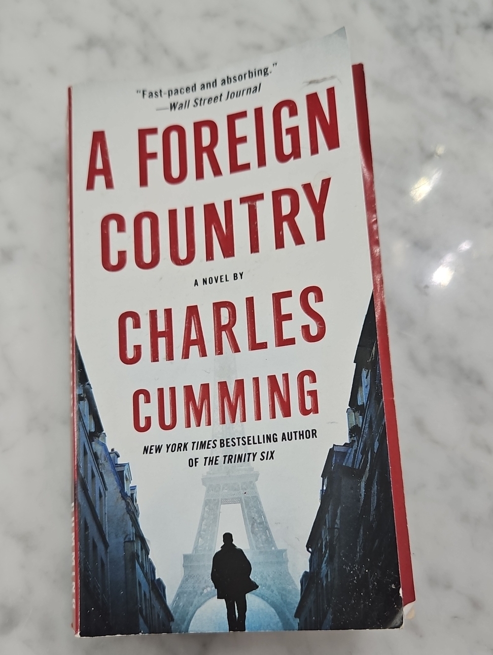 A Foreign Country by Charles Cumming — Red Paperback Edition